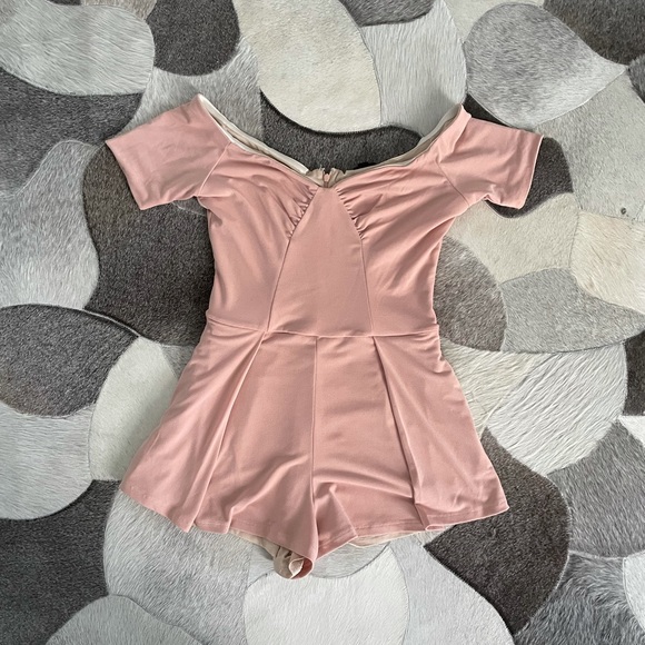 NBD pink peach romper - Picture 7 of 7